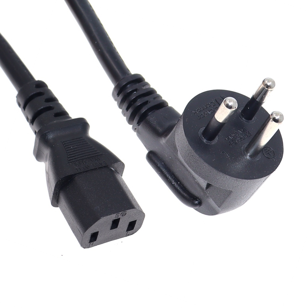 Thailand 3 pin power cord plug with mains cable TISI standard 16A 250V Thailand to C13 Connector