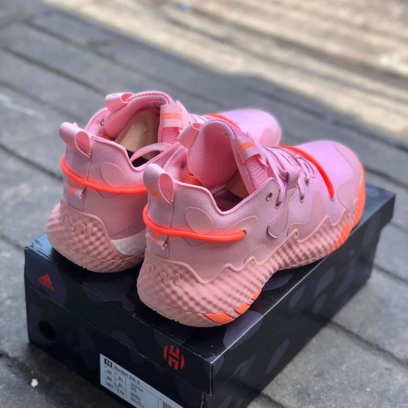Harden Vol 6 Pink Colorway Men s Basketball Shoes Highest Quality Free Socks Shopee Philippines