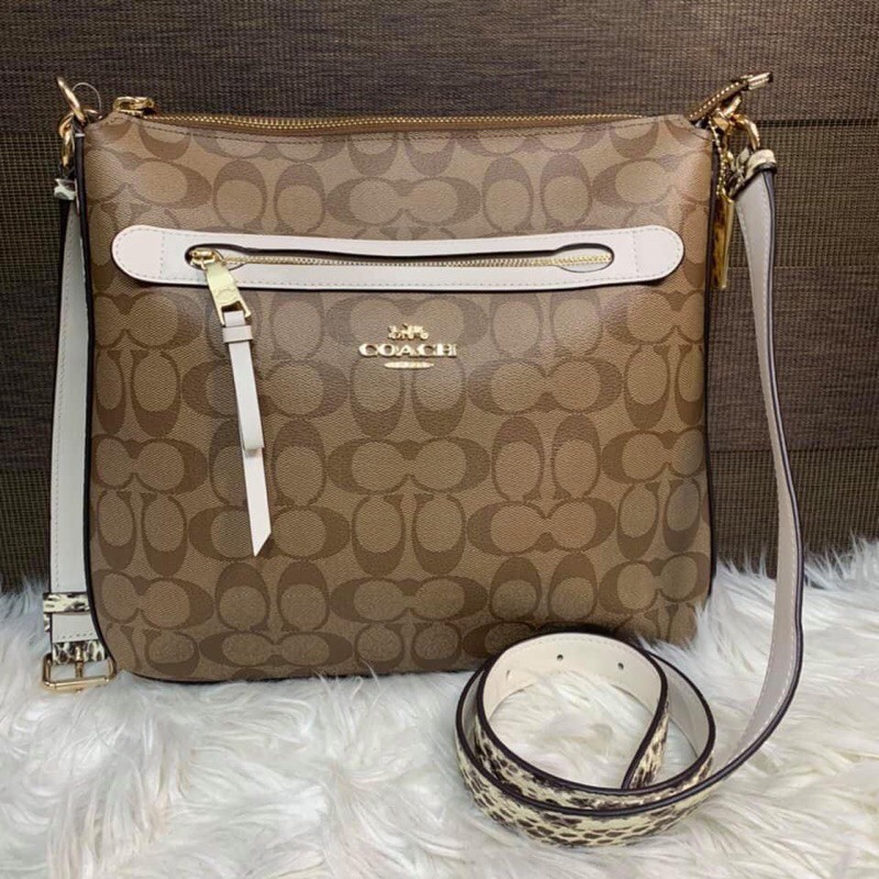 Coach Mae File Snake Print Crossbody RARE Shopee Philippines