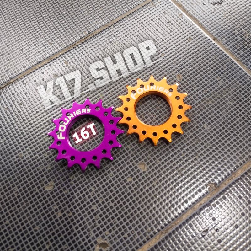 Fouriers Fixed Gear Cog Threaded Gear Cog Fixed Fixie 16T Shopee