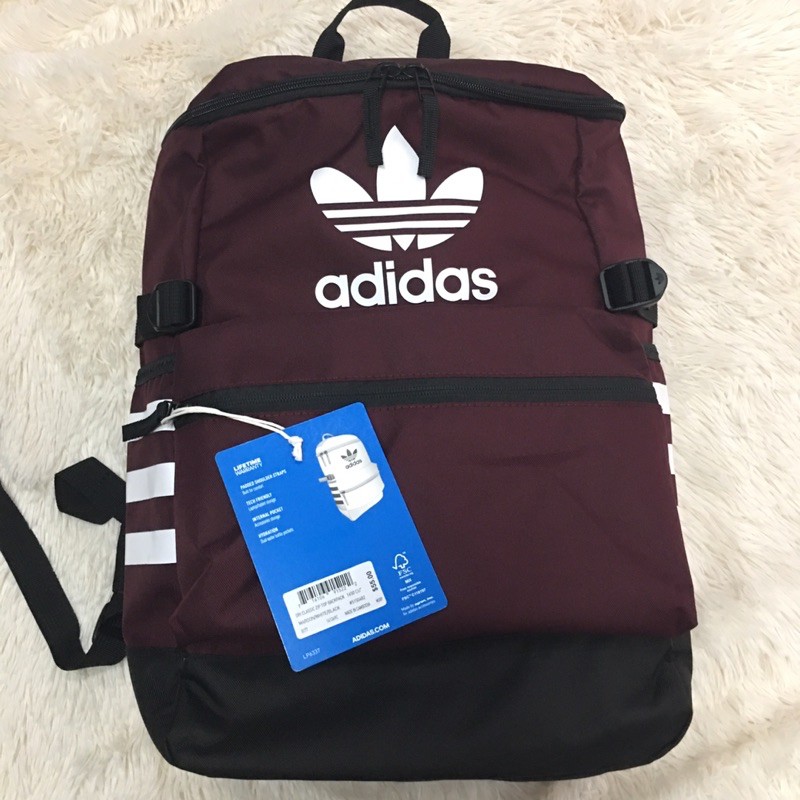 Adidas zip top outlet backpack