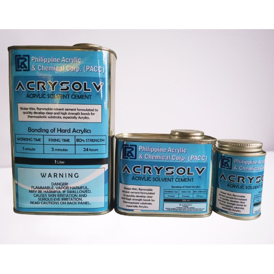Acrysolv Acrylic Solvent Cement Glue Shopee Philippines