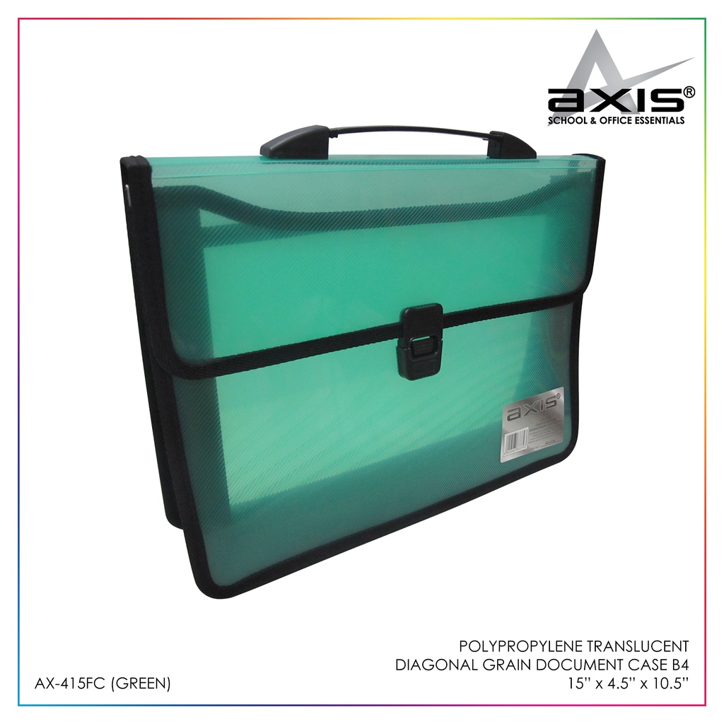 Expandable Translucent Diagonal Grain Document B4 Long File Folder Case ...