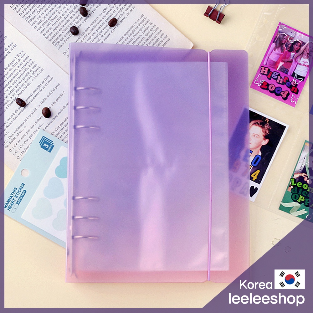 WANNATHIS_A5 6Ring PP Binder Only Cover / Refill Double Sided Korea