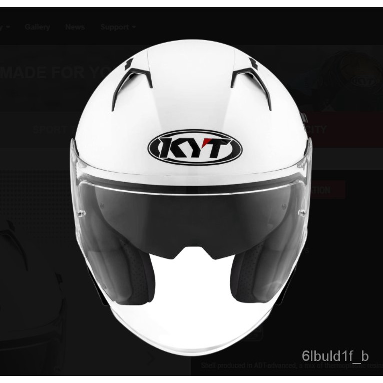 ftMS KYT HELMET NFJ PLAIN WHITE / HALF FACE Shopee Philippines