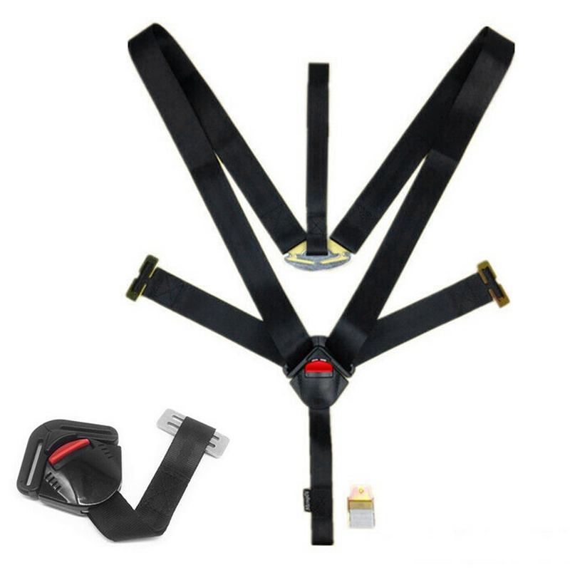 Universal Baby Car Seat Belt 5 Point Safety Harness with Locking Buckle