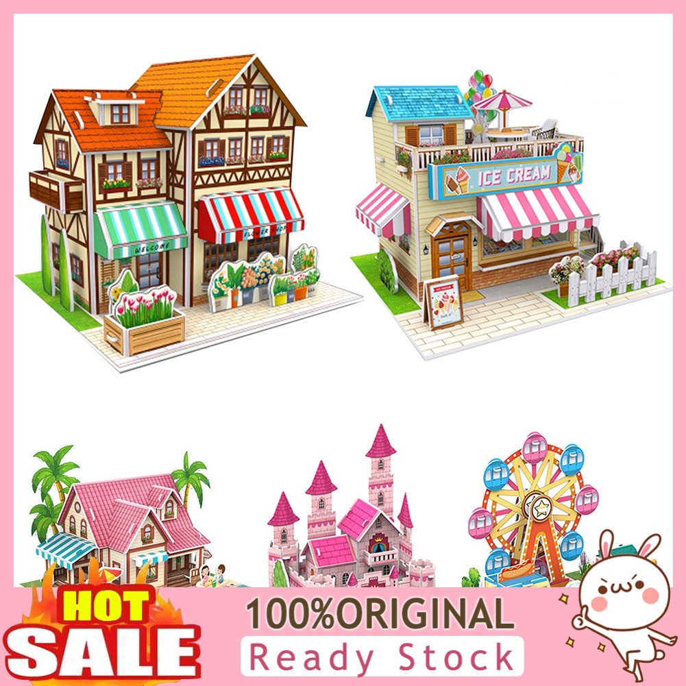 S09 DIY 3D puzzles(small) children's educational toys DIY manual ...