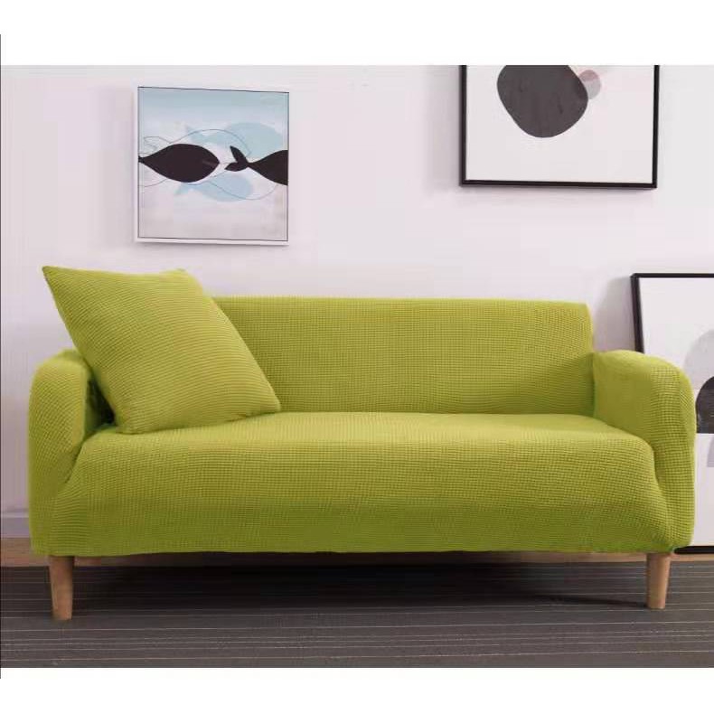 1seater Armrest Thick Sofa Seat Cover with foam sticks Shopee