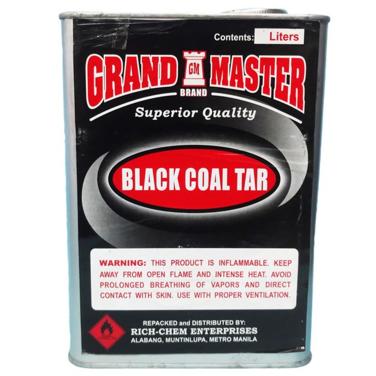 GRAND MASTER BLACK COAL TAR 3 LITERS GRANDMASTER COALTAR Shopee