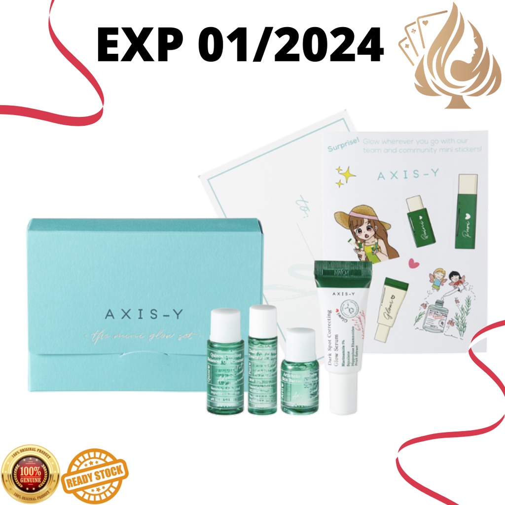 Original AXIS Y Mini Glow Set Trial Kit 4 Items Full Set / Unit ...