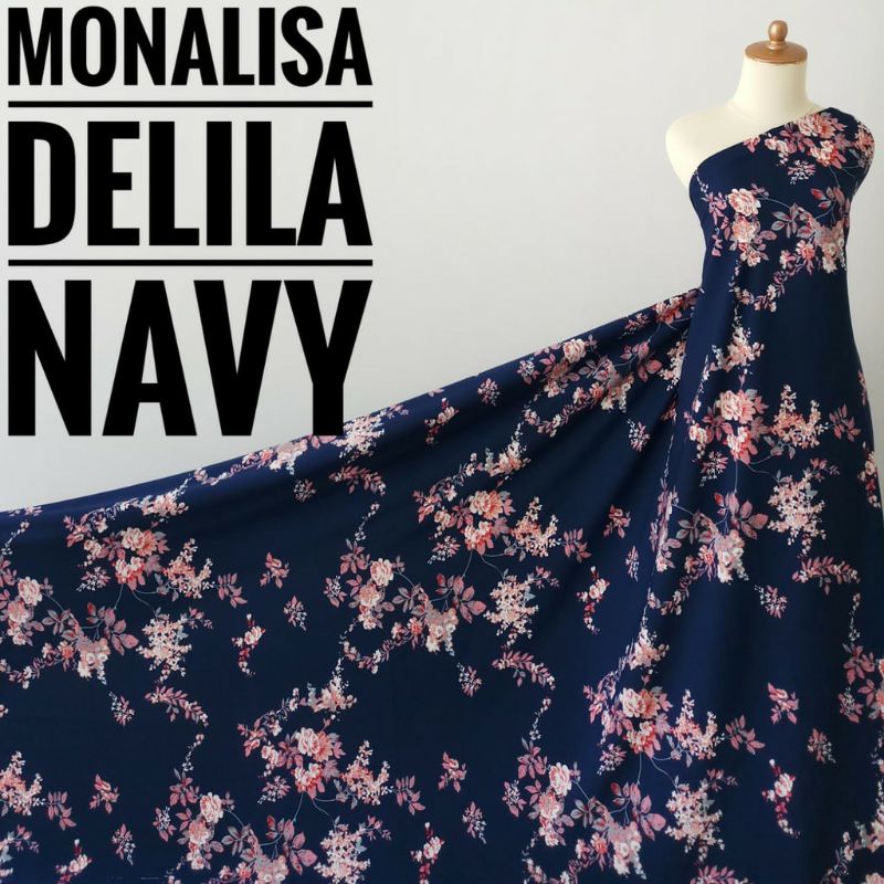 Retail Cloth Meter wolfis motif Polila / monalisa (0.5m) | Shopee ...