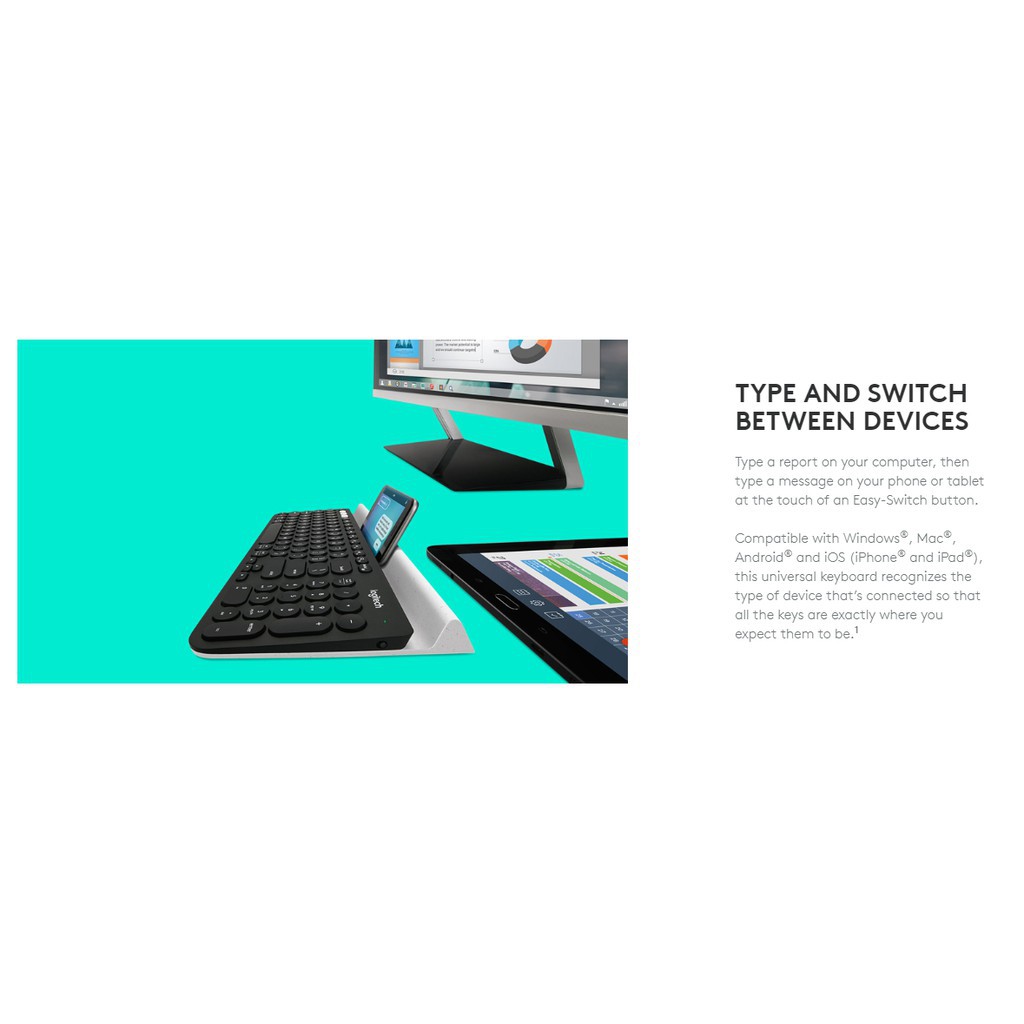 Logitech K780 MULTIDEVICE WIRELESS KEYBOARD Support Unifying Receiver
