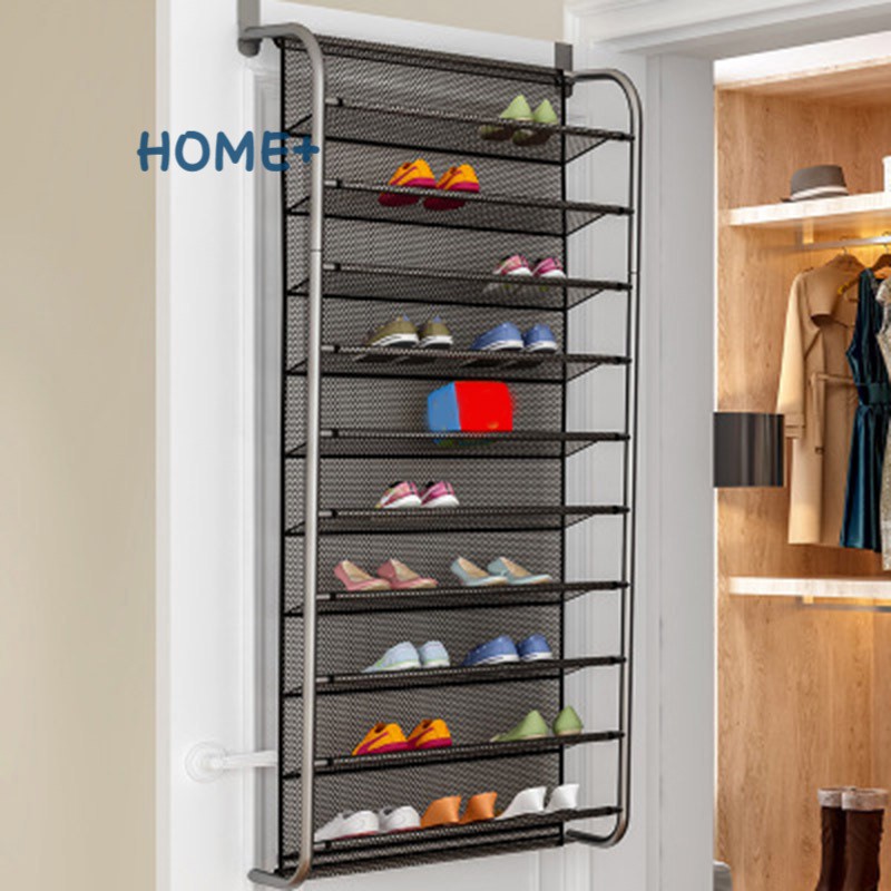 Over Door Hanging Shoe Rack Shoes Organizer Wall Mounted Shoe Hanging Shelf Multi layer Household p Shopee Philippines