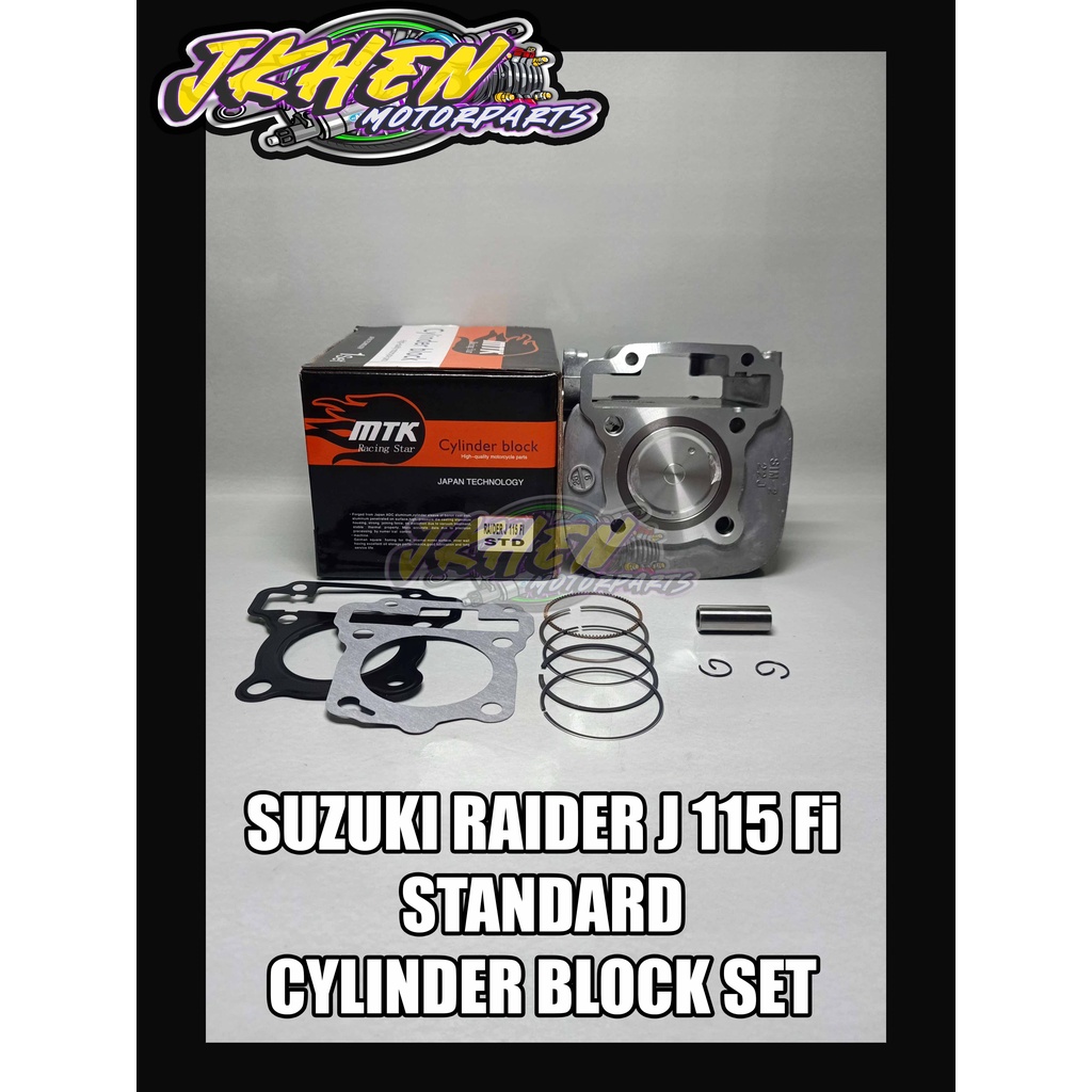 Mtk Suzuki Raider J 115 Fi Standard Cylinder Block Set Shopee Philippines 8727