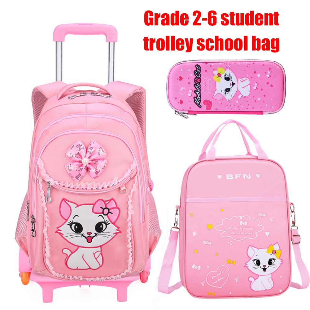 Trolly school best sale bag for girls