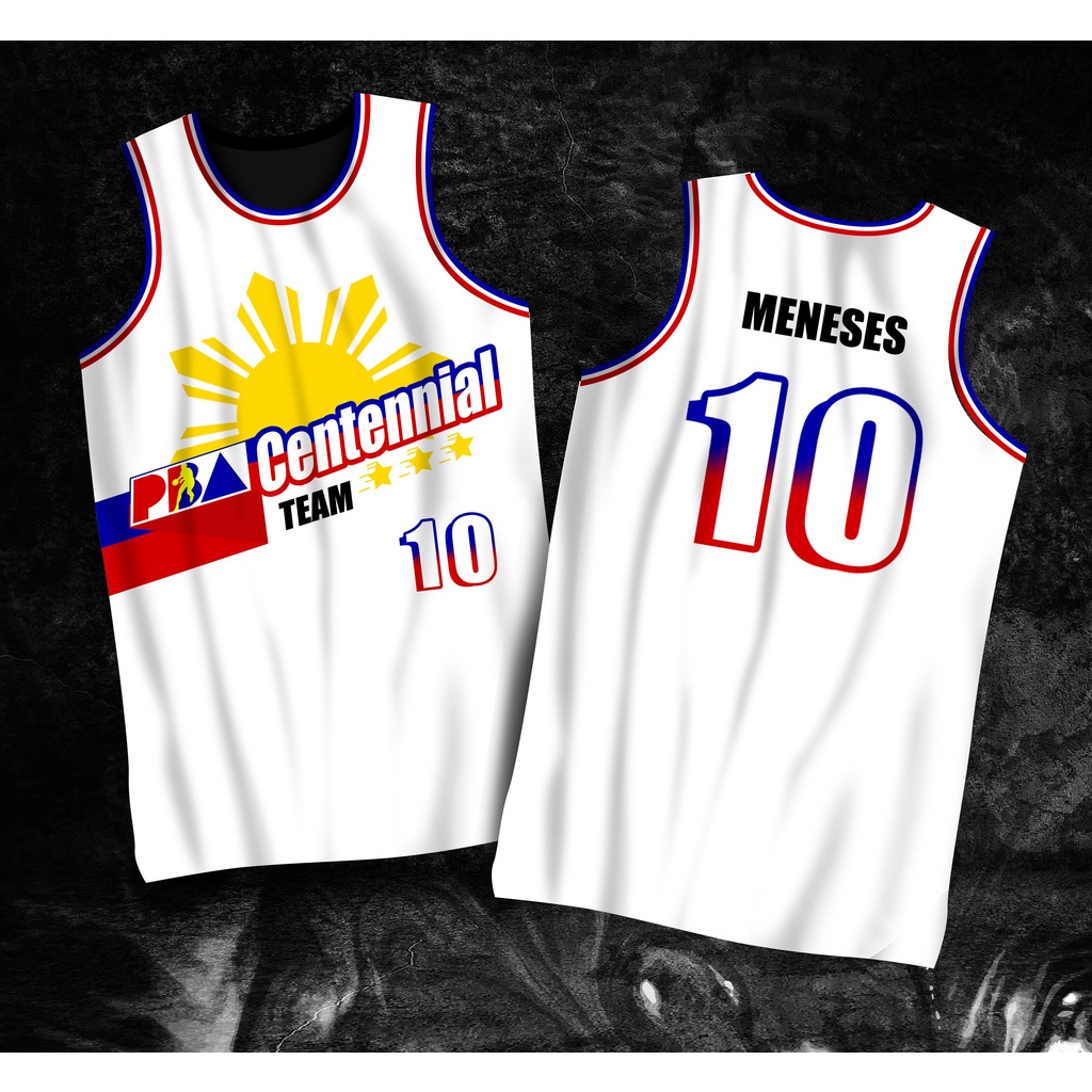 PBA RETRO JERSEY | PBA CENTENNIAL TEAM VERGEL MENESES #10 BLUE/WHITE ...