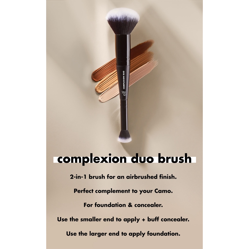 ELF Cosmetics Makeup Brush Putty Primer Applicator Complexion Duo