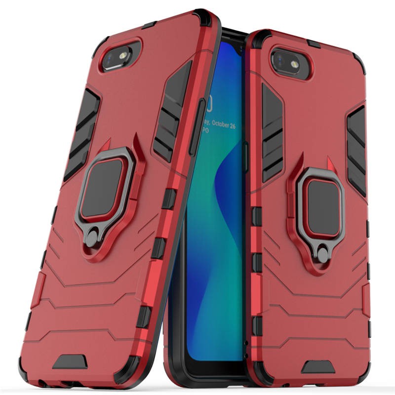 OPPO Realme C2 Case Cover Shockproof Kickstand Hard Phone