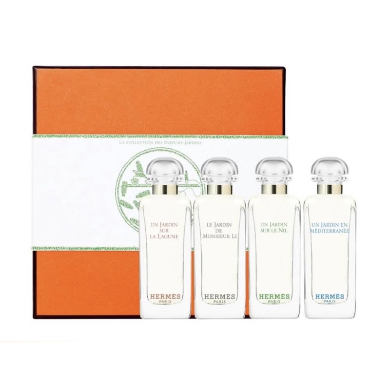 Brand New Authentic Hermes Paris Deluxe Coffret Mini Jardin Mini