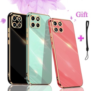 For Infinix Smart 6 HD X6512 Fashion Painted Soft Case For Infinix Smart 6  HD 2 IN 1 With Two Piece Ceramic Film