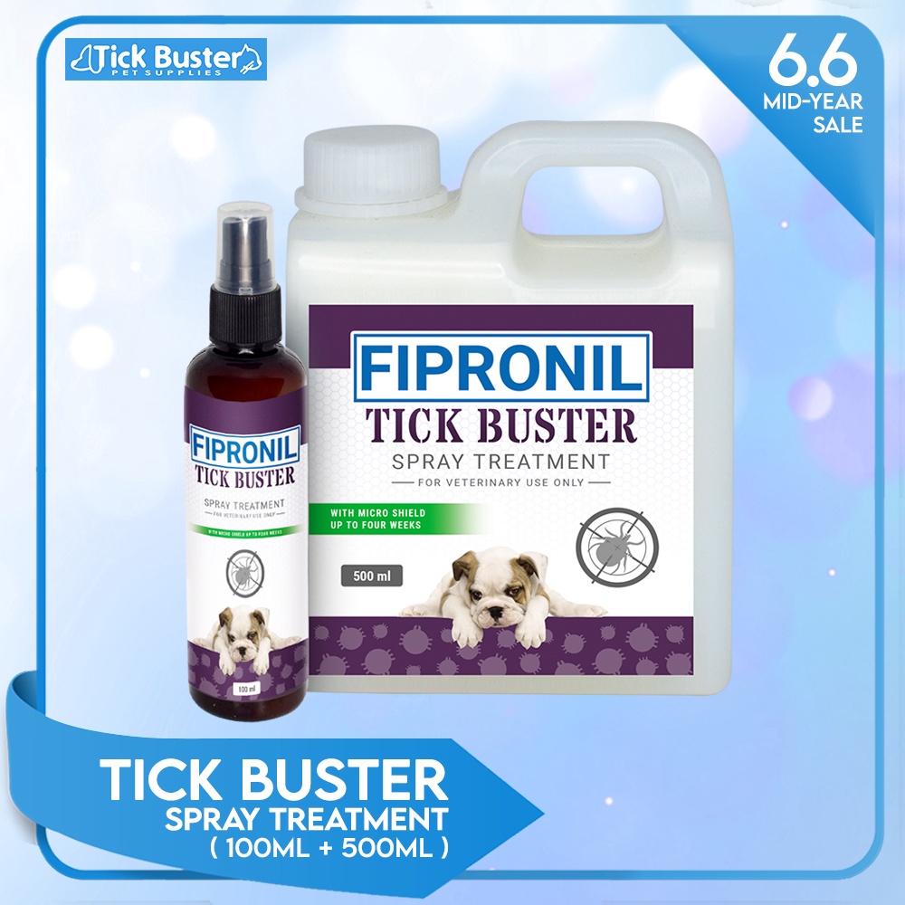 vet core tick and flea spray TBSTick Buster Fipronil Spray 500mL with