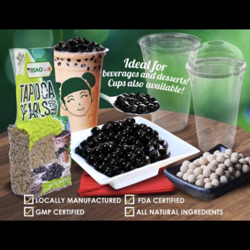 Ersao Black Tapioca Pearls 1kg | Shopee Philippines