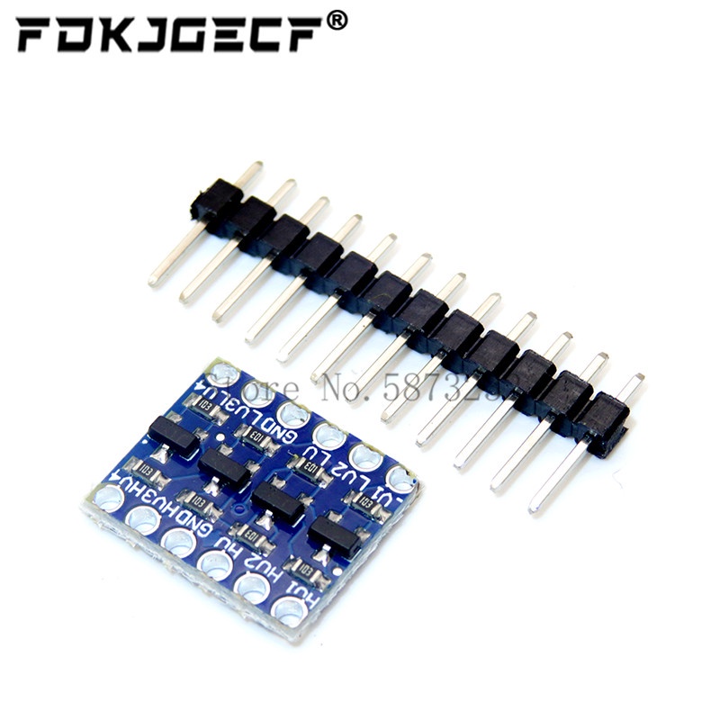 VKLSVAN 10-Pack I2C Logic Level Converter Module - 4 Channel Bi-Directional 3.3V To 5V Shifter For Arduino, Raspberry Pi