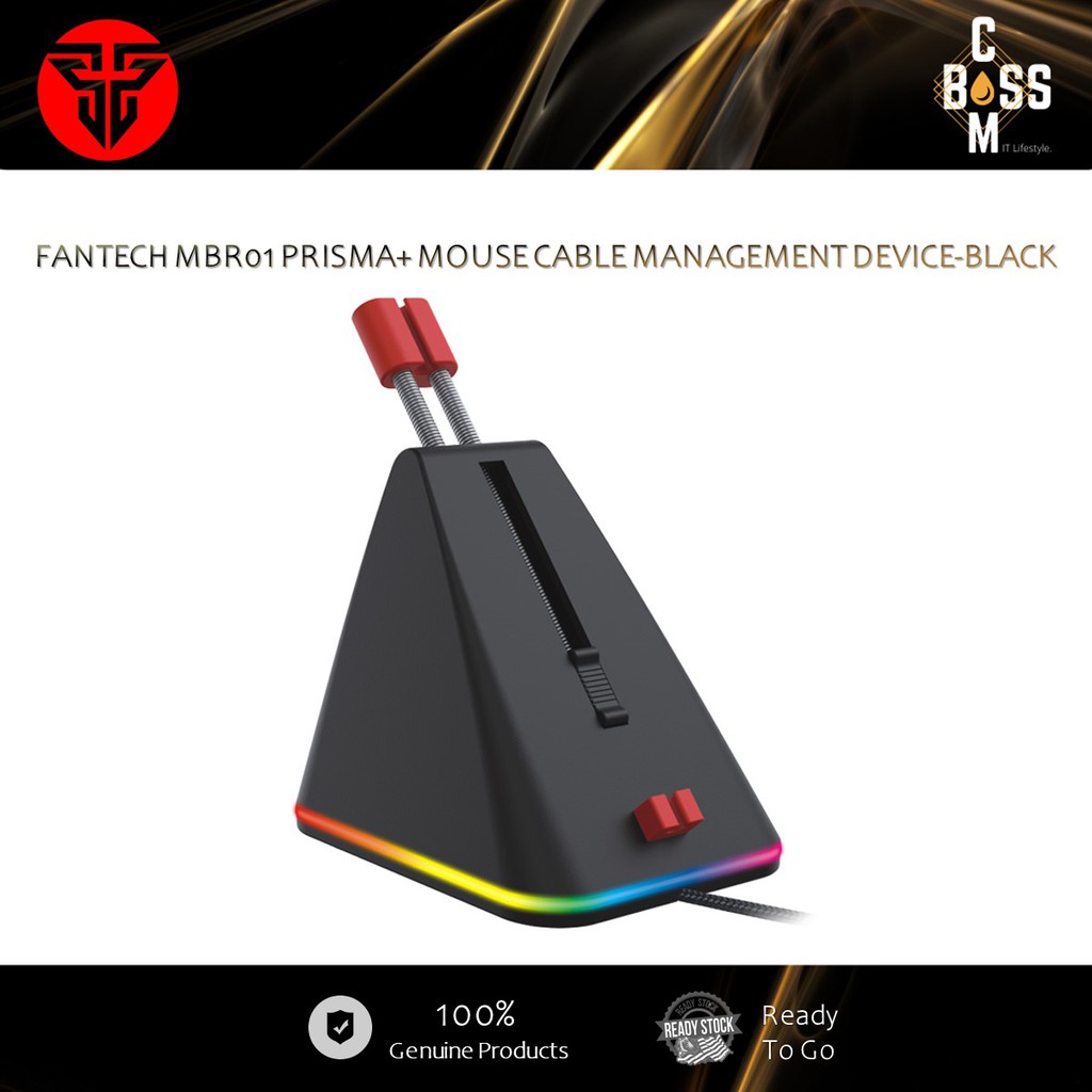 FANTECH MBR01 PRISMA+ MOUSE CABLE MANAGEMENT DEVICE-BLACK | Shopee ...
