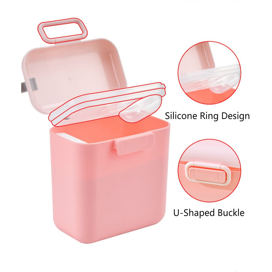 Portable Milk Powder Cans Go Out Convenient Multifunctional Baby Box ...