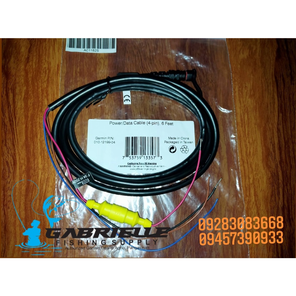 Garmin Power/Data Cable (4-pin), Authorized Garmin Dealer, Gabrielle  Fishing Supply