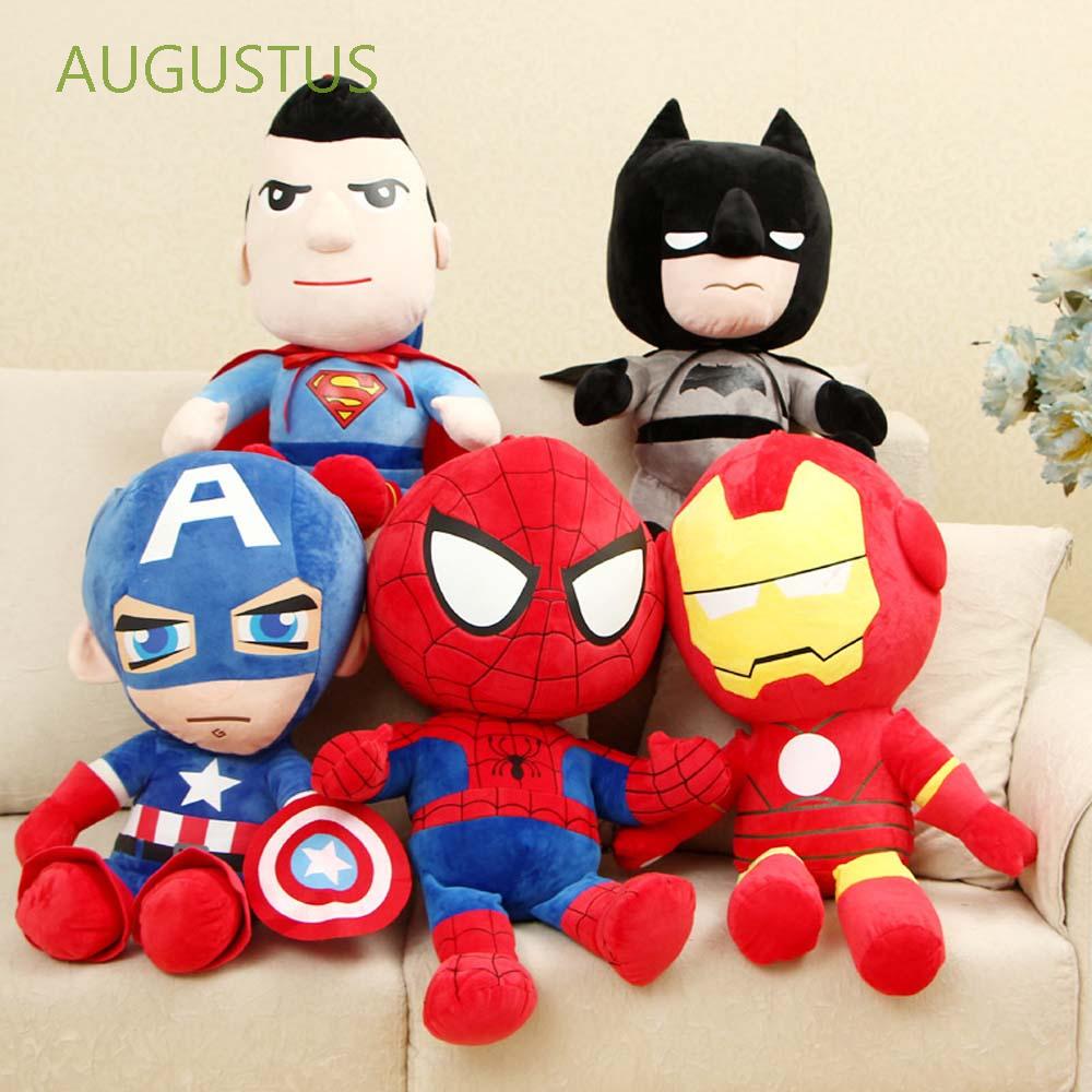 [COD] Movie Anime Plush Toys Christmas Gifts Movie Dolls Marvel Avengers  Superman For Kids Iron Man Captain America Stuffed Toys Spiderman Plush Toys