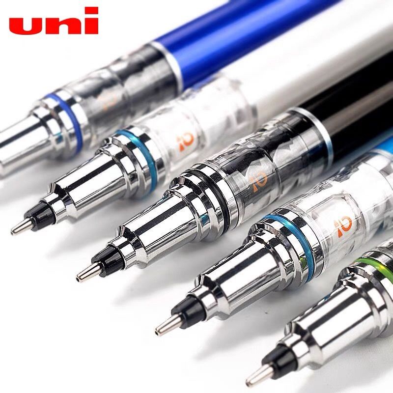 UNI Bleistifte 5B – 12 Stück, Japanische Qualität, Mit Taschenclip