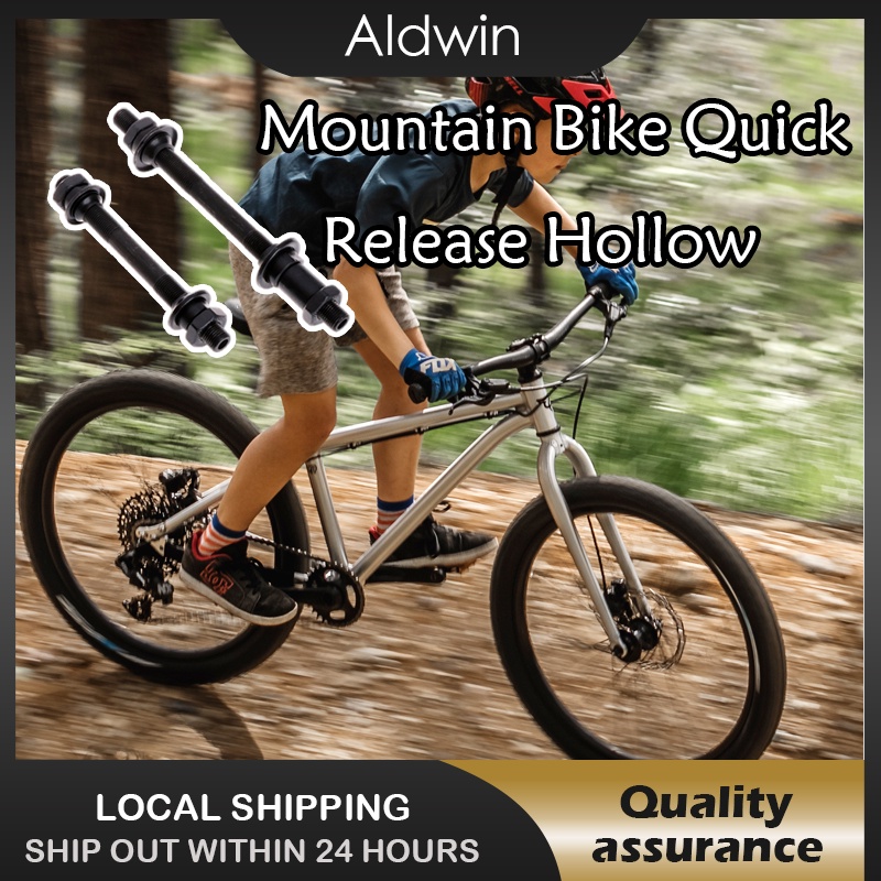 Bike Mountain Bike Quick Release Front Back Axles Hollow Hub Shaft