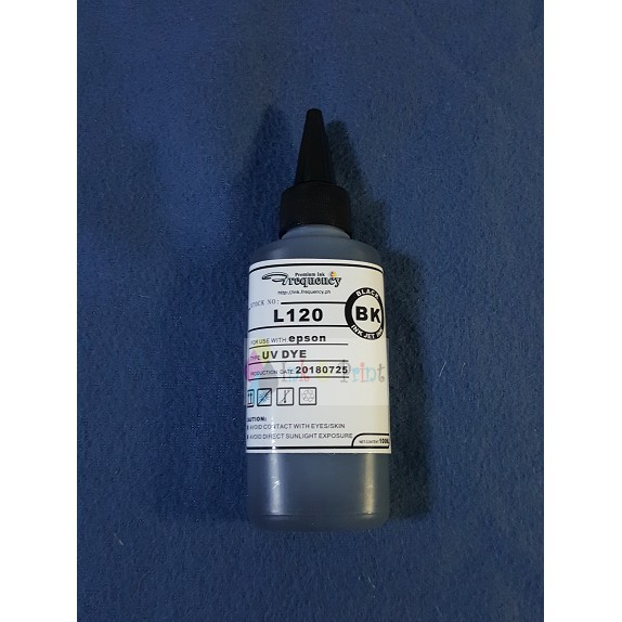 Frequency Epson L120 Uv Dye Ink 100ml Black Shopee Philippines 0670