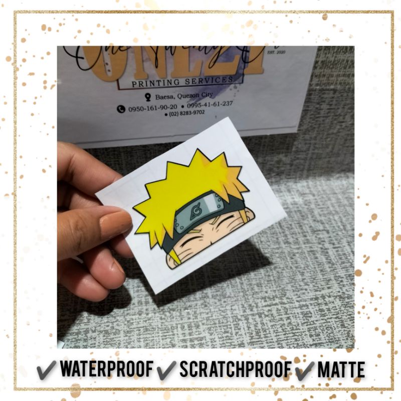 NARUTO Sticker/decals Shopee Philippines