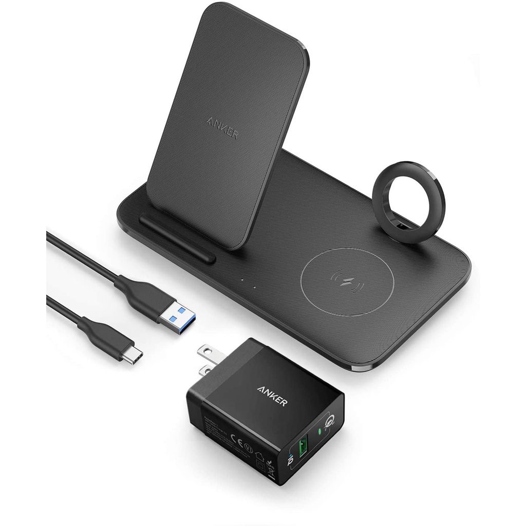 Anker Wireless Charger 3 in 1 With Power Adapter Shopee Philippines