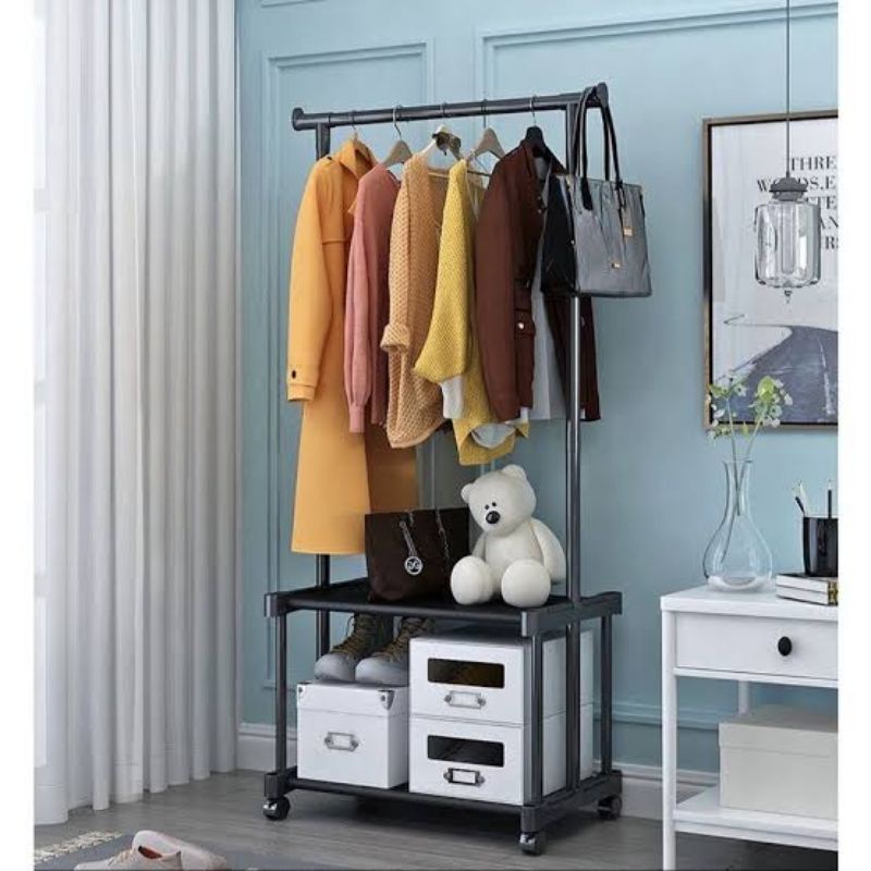 Neptune Rack - Stand Hanger Clothes Hanging Rack Goal Rack | Shopee ...