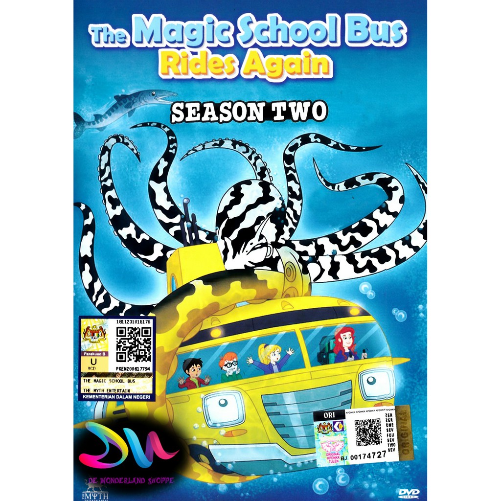 THE MAGIC SCHOOL BUS RIDES AGAIN SEASON TWO - DVD ANIME | Shopee ...