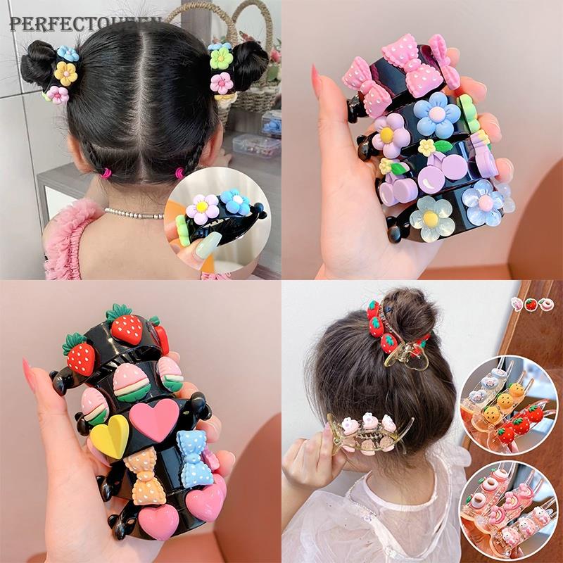 Korean Style Cute Cartoon Hair Clip Children Girls Buckle Hair Fixing ...