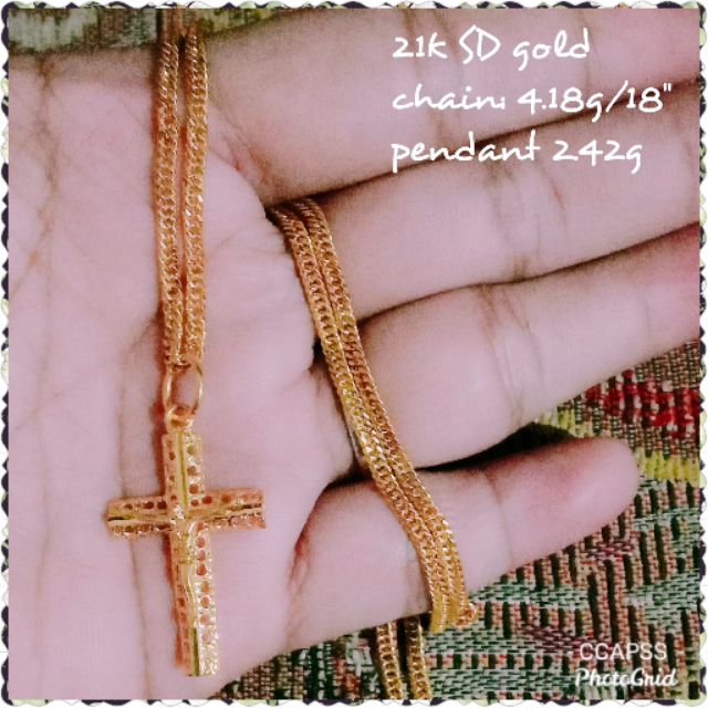 21k SAUDI GOLD NECKLACE SET Shopee Philippines