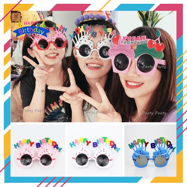 Partyparty FUNNY BIRTHDAY PARTY GLASSES | Shopee Philippines