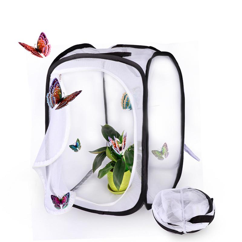 Insect Net Cage Habitat Incubator Box Butterfly Observation Foldable ...
