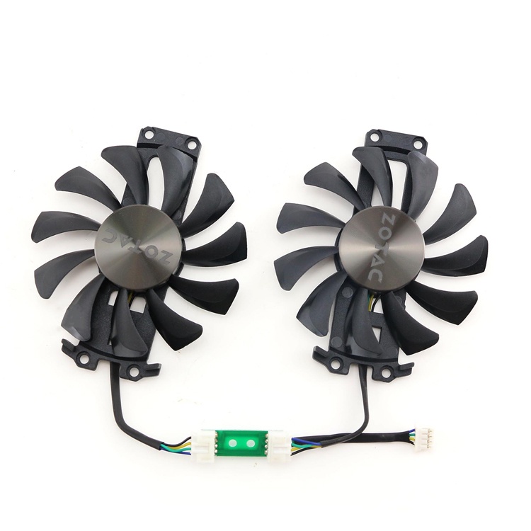 thumbnail image 2 of 95mm Replacement Cooling Fan For ZOTAC GTX 1070 1080 Ti Graphics Cards - 4-Pin GFM10012H12SPA 2 of 13