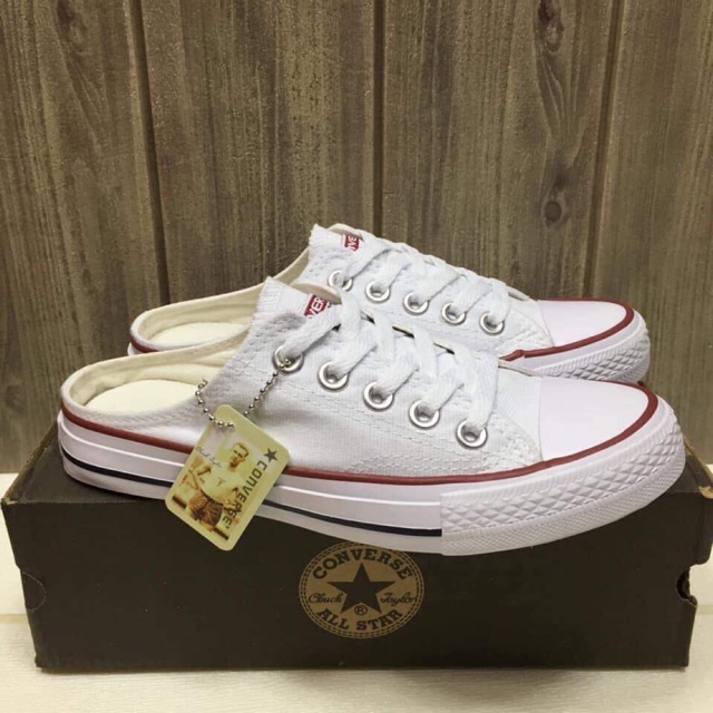 Half on sale converse shoes