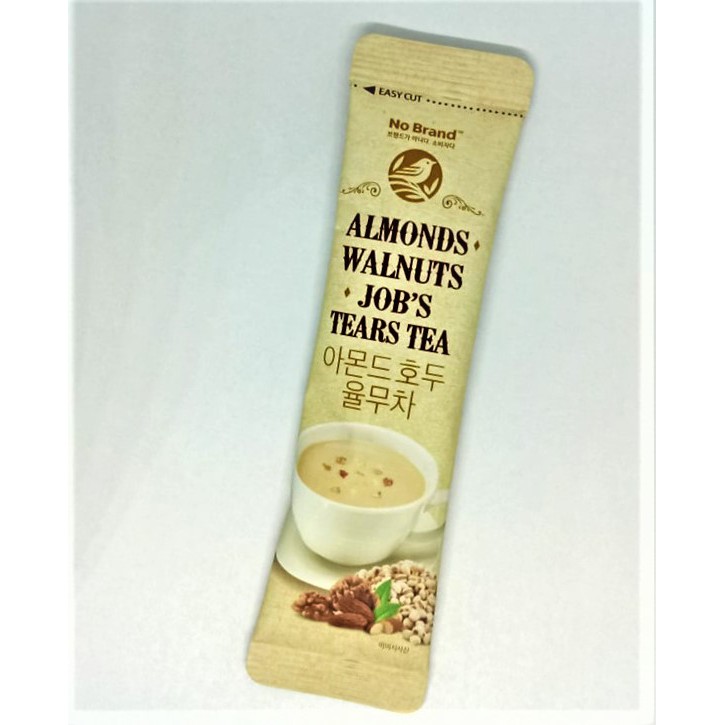 No Brand Almonds Walnuts Job's Tears Tea 18 grams ( 1 tea stick