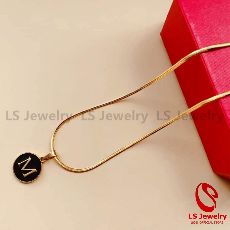 LS jewelry 18k Gold Plated Pendant Necklace For Women High Quality