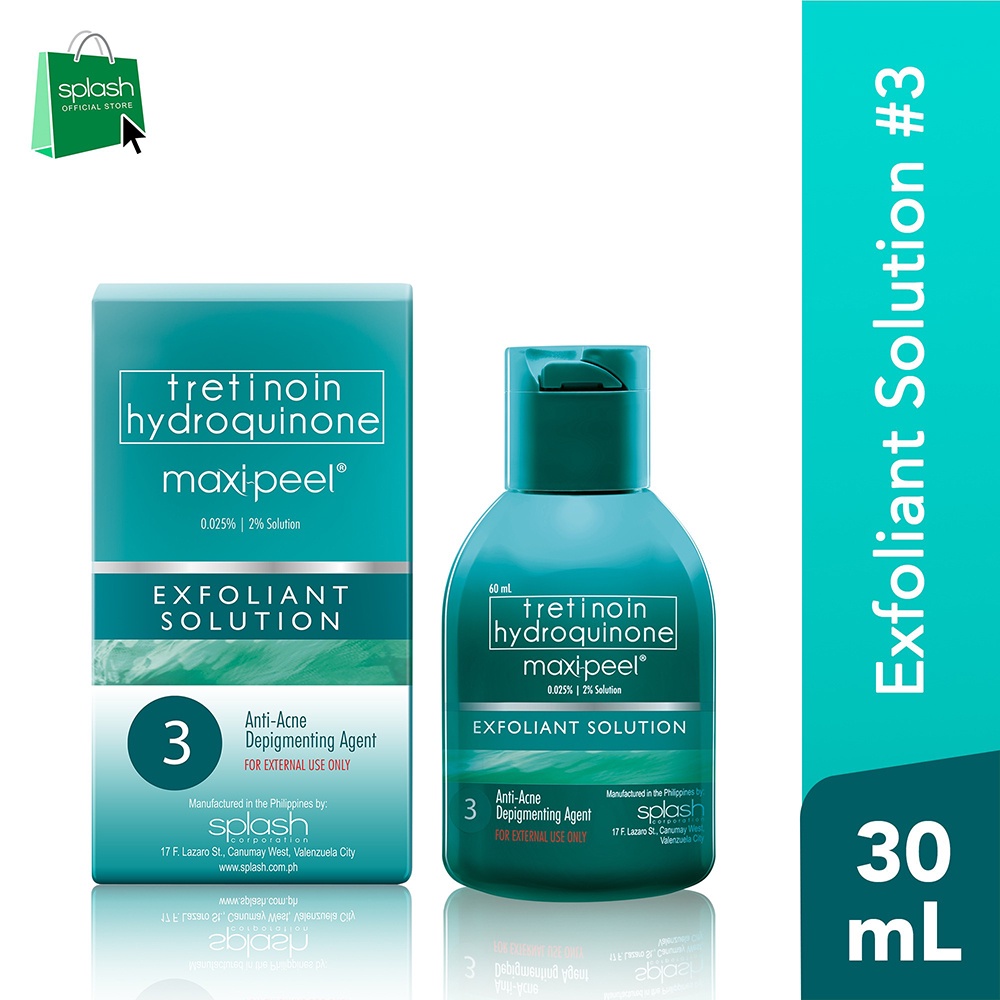 Maxi-Peel Exfoliant Solution 30ml Set #3 Severe | Shopee Philippines