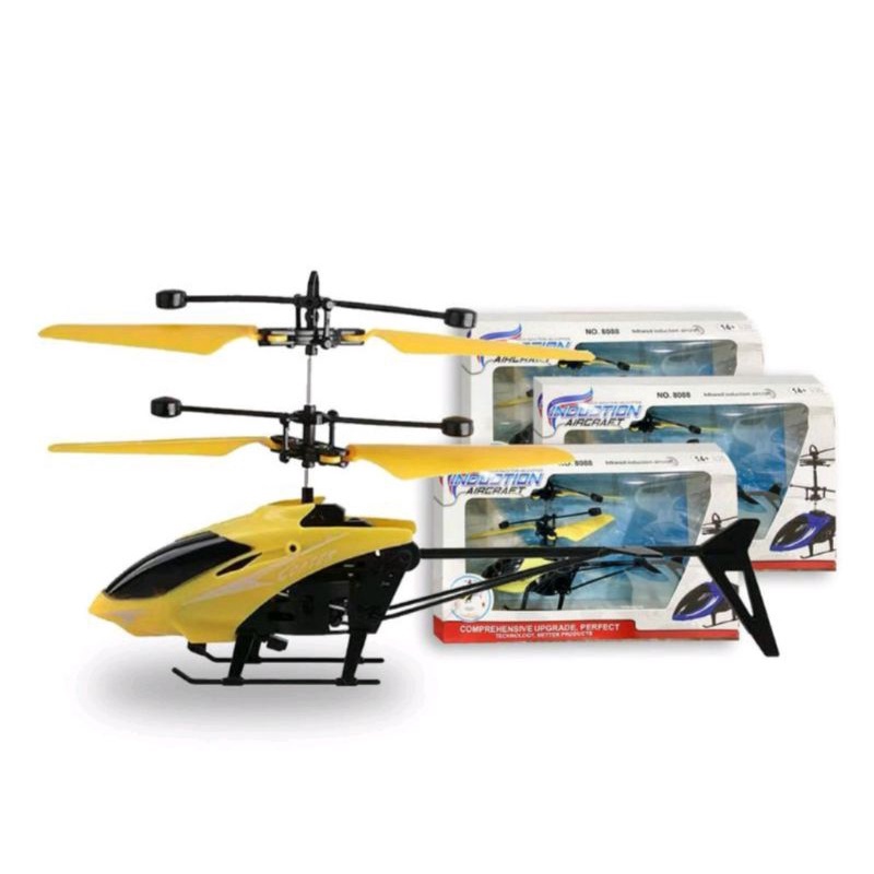 Toy helicopter mini sensor rc LED helicopter remote control rc | Shopee ...