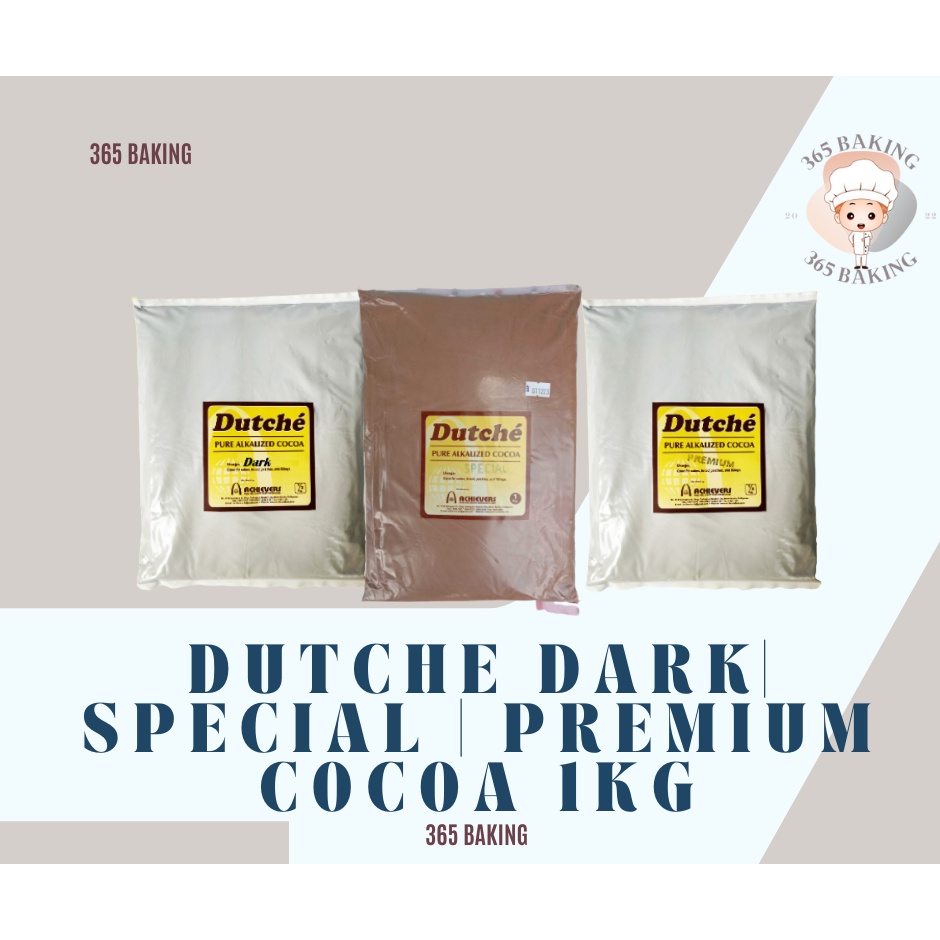 Dutche Pure Alkalized Cocoa powder Special Dark Premium 1kg Expiration