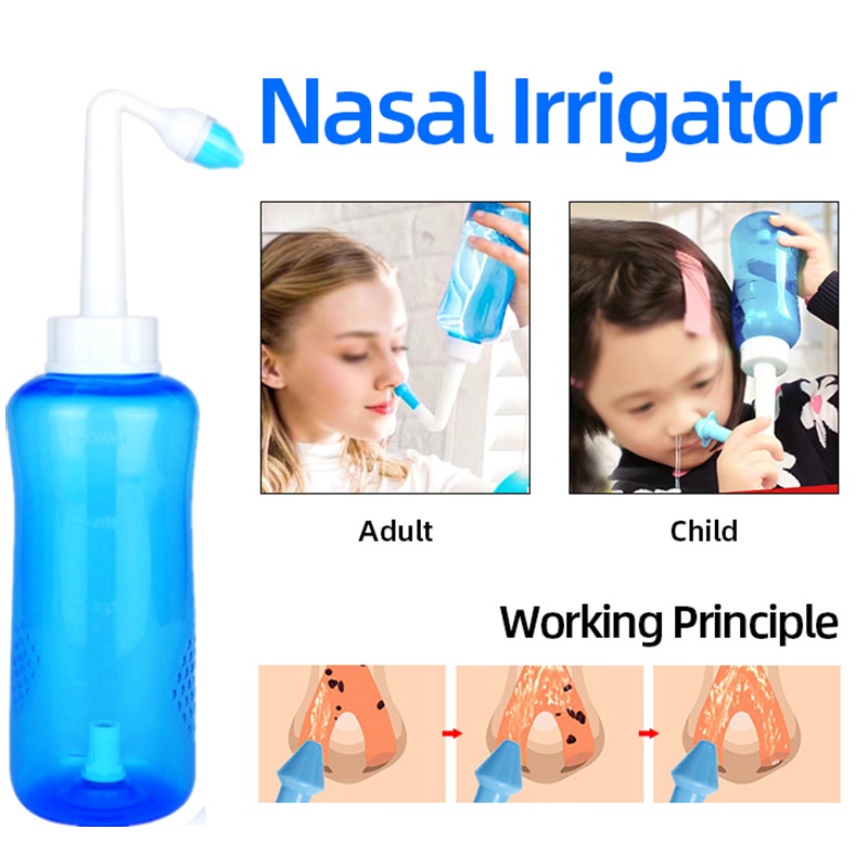 300Ml Nasal Wash Bottle Nasal Cleansing Bottle Nasal Irrigator Nasal ...